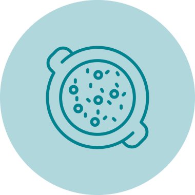 Güveç. Web simgesi basit illüstrasyon