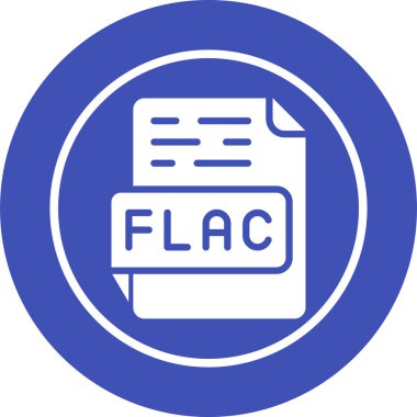 FLAC dosya biçimi web illüstrasyonuName