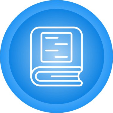 kitap web simgesi, vektör illüstrasyonu 