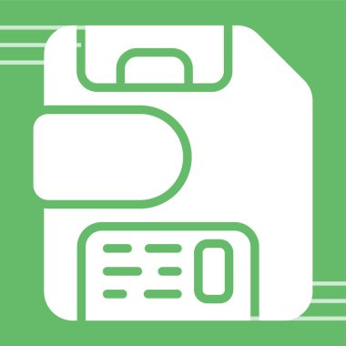 veri simgesi vektör illüstrasyonunu kaydet 