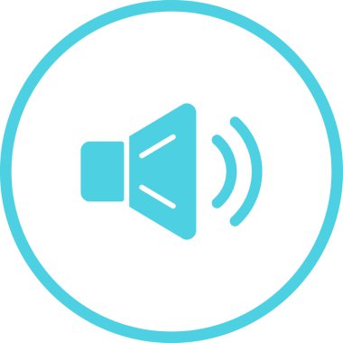 Ses hoparlörü web illüstrasyonu