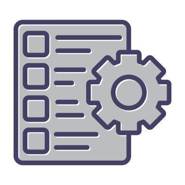 Dosya simgesinin vektör illüstrasyonu 