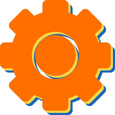 Teçhizat Web simgesi basit illüstrasyon