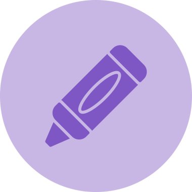Crayon web simgesinin vektör illüstrasyonu