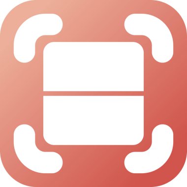 Tarayıcı. Web simgesi basit illüstrasyon