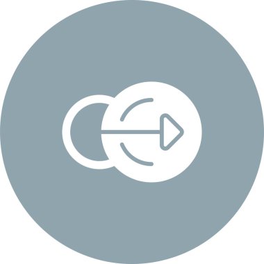 Düzleştirme aracı simgesi, vektör illüstrasyonu