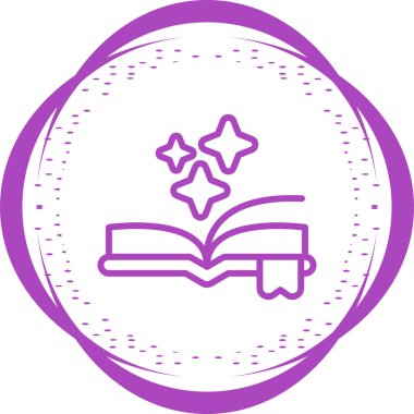 kitap web simgesi, vektör illüstrasyonu 