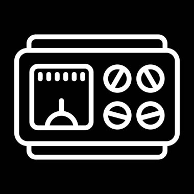 Voltaj Dengeleyici ağ ikonu vektör çizimi