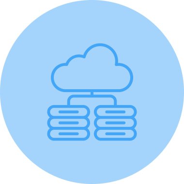 Web Ev Sahipliği web simgesi vektör çizimi