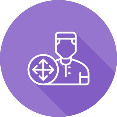 user icon, vector illustration simple design