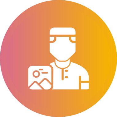 user icon, vector illustration simple design