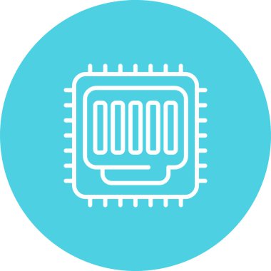 Ethernet web simgesinin vektör illüstrasyonu