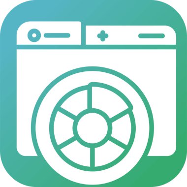 renk paleti. Web simgesi basit illüstrasyon