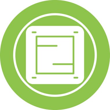 Ana kart web simgesi vektör illüstrasyonu