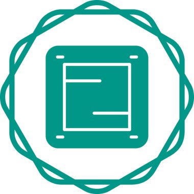 Ana kart web simgesi vektör illüstrasyonu