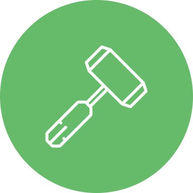  Elektrikçinin çekiç ikonu vektör illüstrasyonu