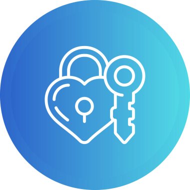 asma kilit web simge vektör çizim