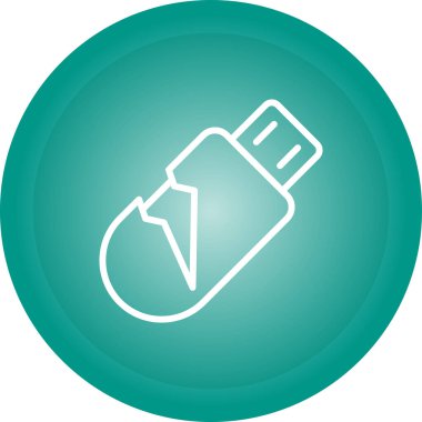 usb simgesi, web tasarımı için illüstrasyon