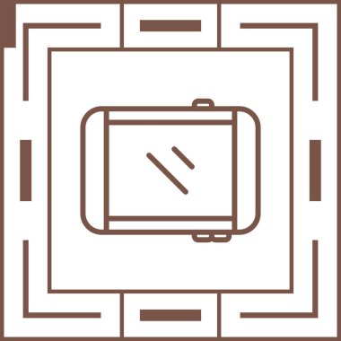 Tablet modern simgesinin vektör illüstrasyonu