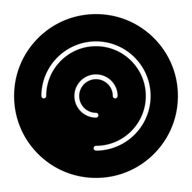 Çember olun. Web simgesi basit tasarım