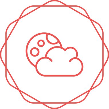 cloud web icon simple illustration