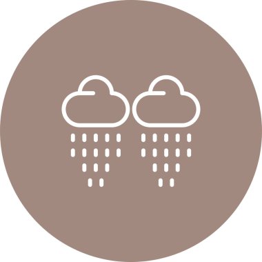  Raind simgesi basit illüstrasyon