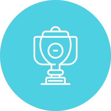 Kupa simge vektör çizim 