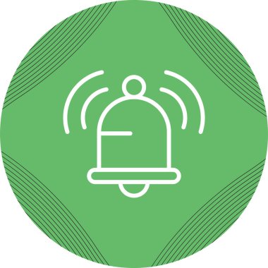 Çan simgesi web basit illüstrasyon