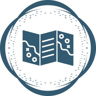 harita konumu ince çizgi vektör simgesi 