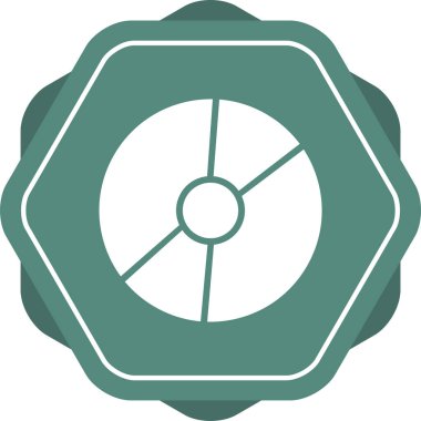 Disk modern simgesinin vektör illüstrasyonu