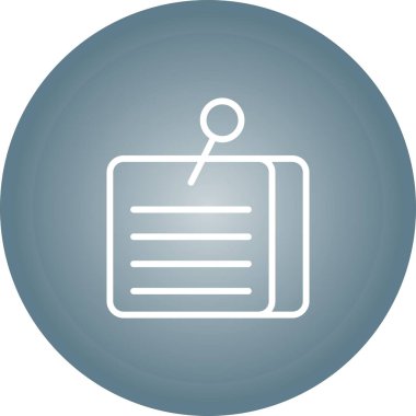 Yapışkan Notlar İmza Çizim Vektörü izole edildi. Not Simgesi. Bellek Simgesi