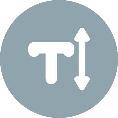 Metin sembolü vektör illüstrasyonu 