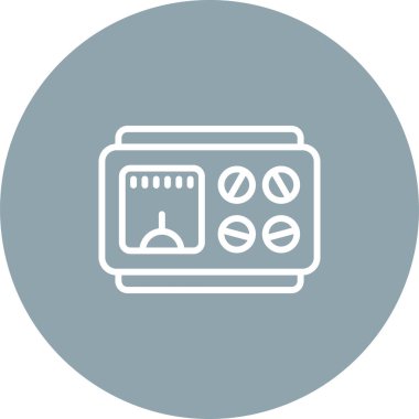 Voltaj Dengeleyici ağ ikonu vektör çizimi