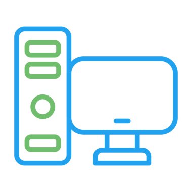Bilgisayar web simge vektör çizim