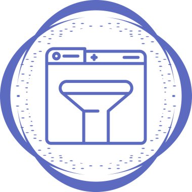 Huni ağ simgesi vektör illüstrasyonu 