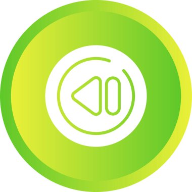 vektör ağ simgesi Önceki Parça Düğmesi 