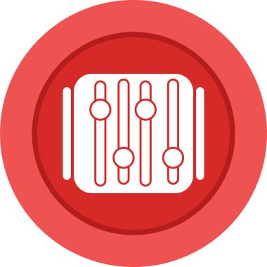 Kaydırma simgesi, beyaz arkaplanda izole edilmiş web simgesi 