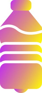 Şişe simgesinin vektör illüstrasyonu