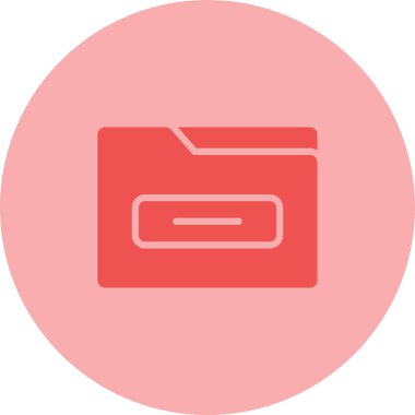 dosya dizini simgesi, vektör illüstrasyonu basit tasarım