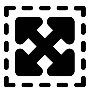 Büyütme Ağ simgesinin vektör illüstrasyonu