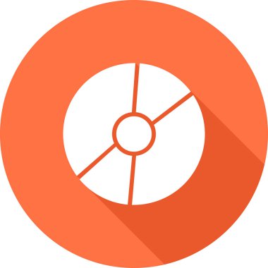 Disk modern simgesinin vektör illüstrasyonu