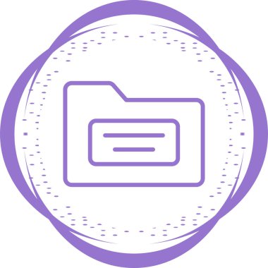 dosya dizini simgesi, vektör illüstrasyonu basit tasarım