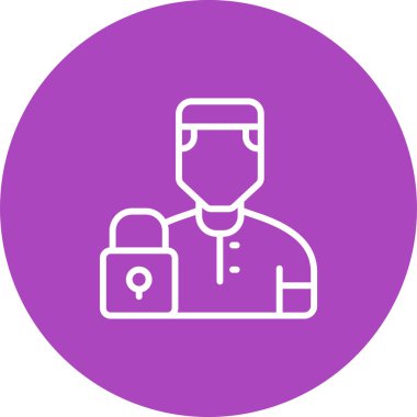 user icon, vector illustration simple design