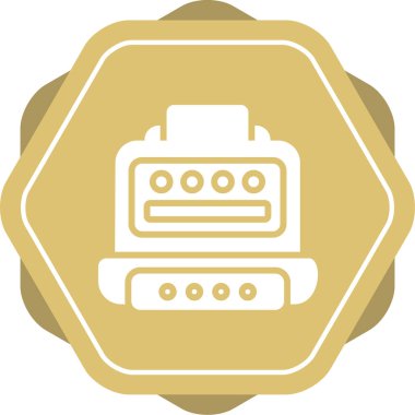 Office yazıcı simgesini, vektör çizim