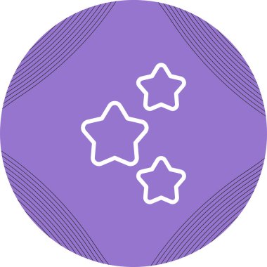 Yıldız patlaması etkisi simgesi, vektör illüstrasyonu 