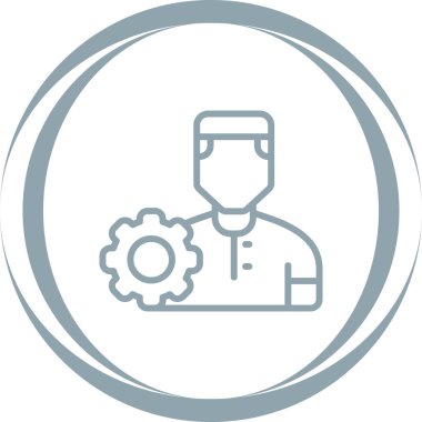 user icon, vector illustration simple design