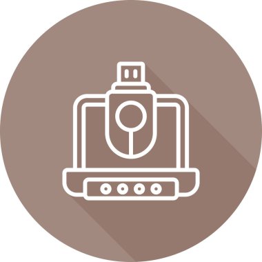 usb simgesi, web tasarımı için illüstrasyon
