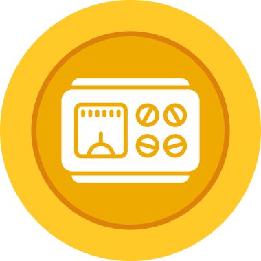 Voltaj Dengeleyici ağ ikonu vektör çizimi