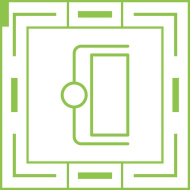 Beyaz arkaplanda ayrıştırma simgesi 