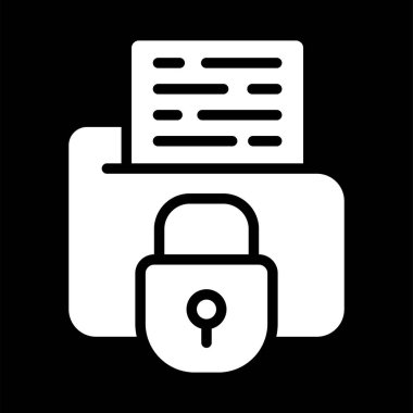 Secure Folder icon, vector illustration